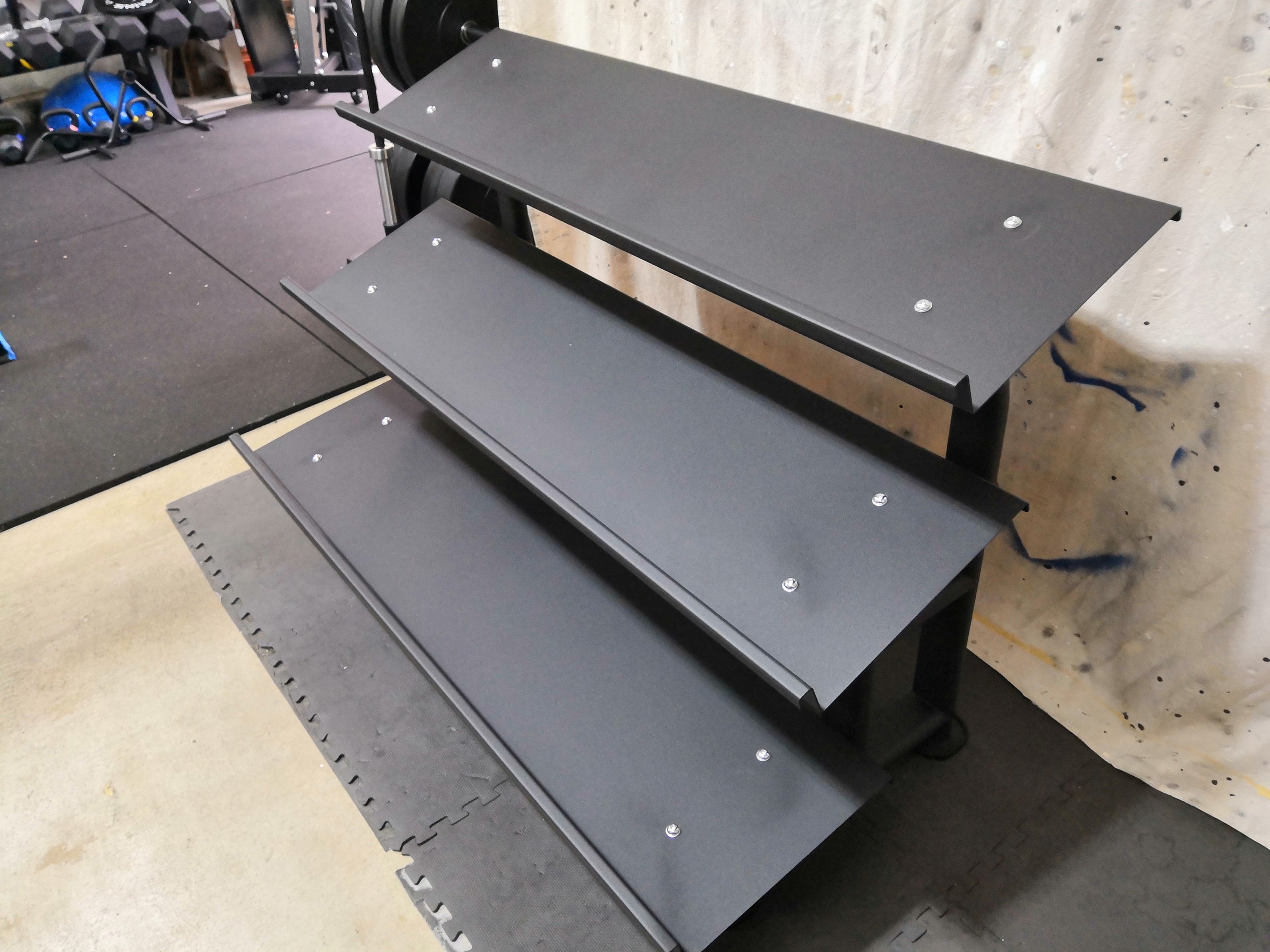 Dumbbell Rack, 3Tier Heavy Duty Gains Fitness Equipment Home Gym